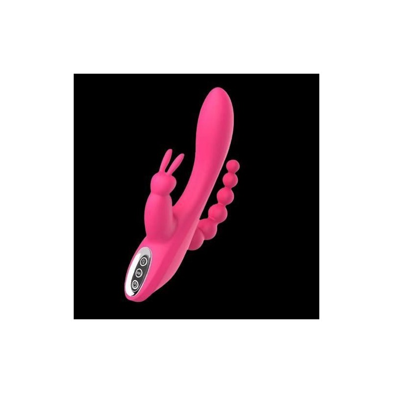 VIBRADOR 3 EN 1 CON PELOTICA ANAL VIBRADOR 3 EN 1 CON PELOTICA ANAL